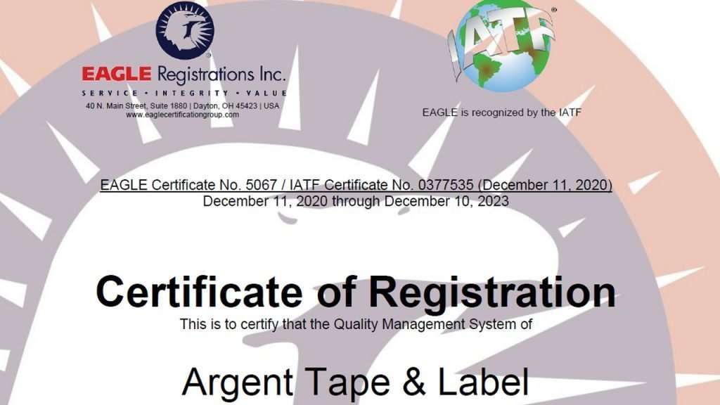 IATF 16949 Certified