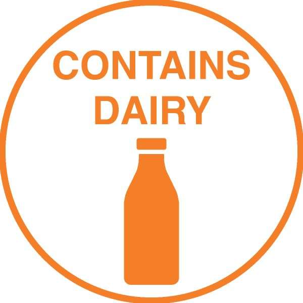 Contains Dairy Label