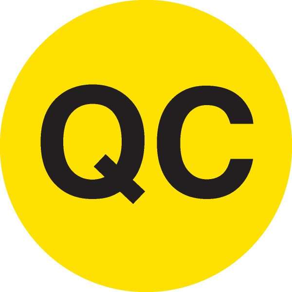 Quality Control Label